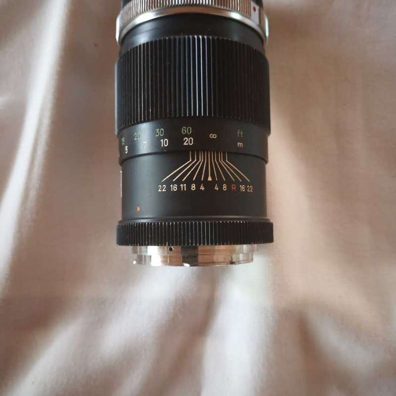 Minolta Rokkor T-C 145mm 1:4 camera lens