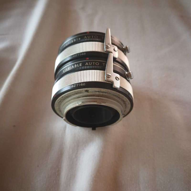 Vintage Variable Auto TelePlus and Variable Auto Tube for camera