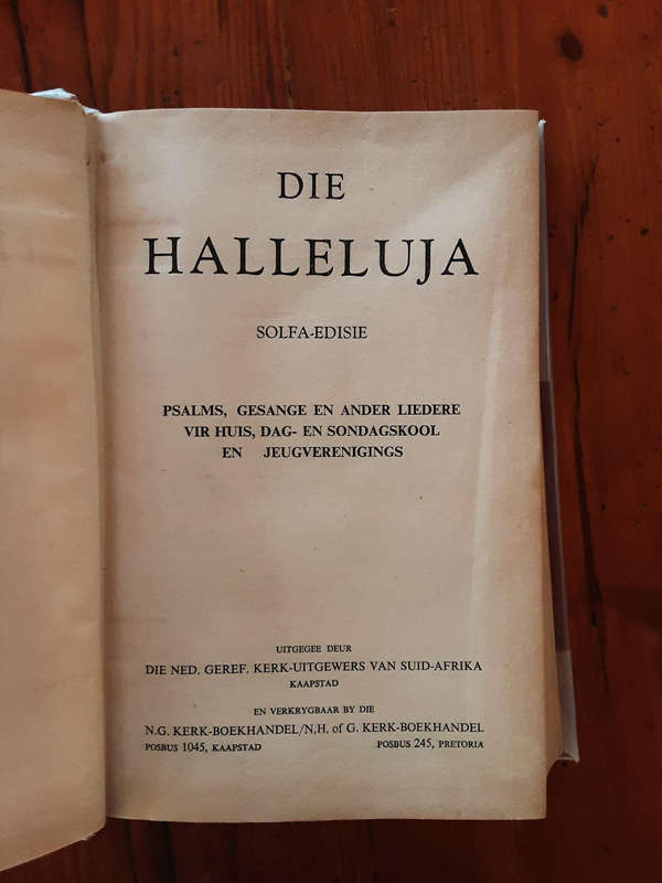 Die Halleluja. Solfa edisie