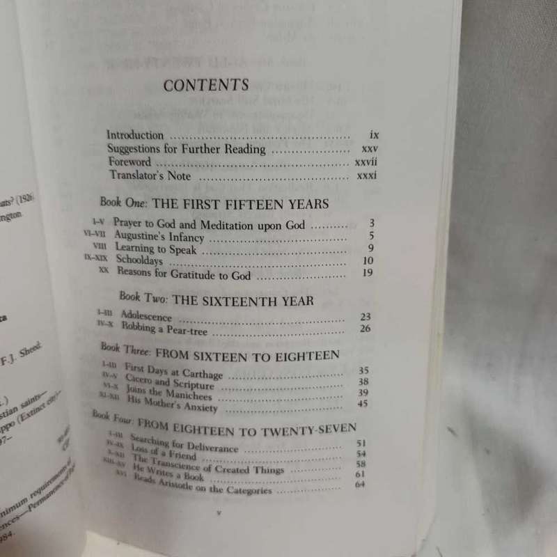 Confessions. Augustine. Christian book