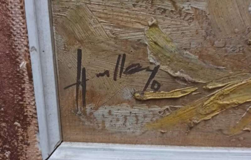 Wallace Hulley painting