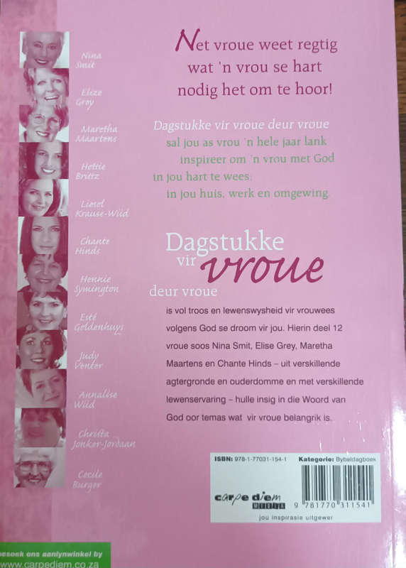 Dagstukke vir Vroue deur Vroue. Nina Smite e.a.