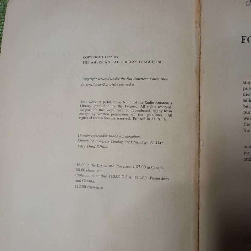 The Radio Amateur's Handbook 1976