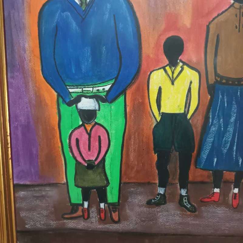 E O Sewape painting
