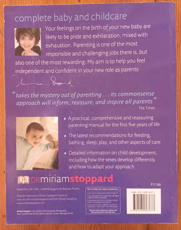 Complete Baby and Childcare. Dr Miriam Stoppard
