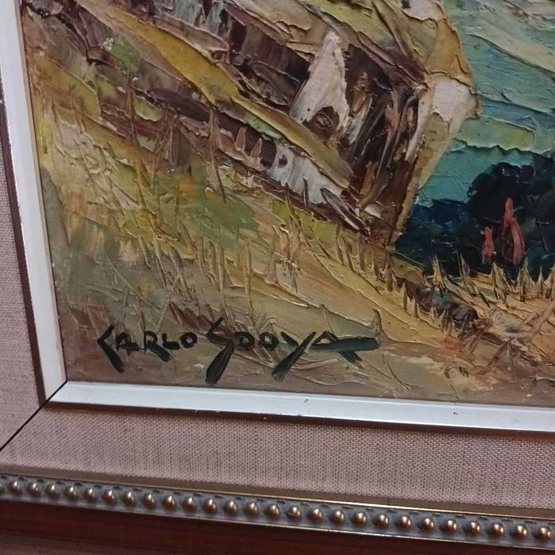 Carlo Sdoya oil painting