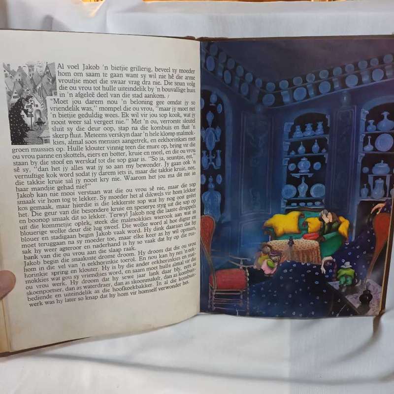 Dwerg Langneus. Hauff. Afrikaanse Kinderboek
