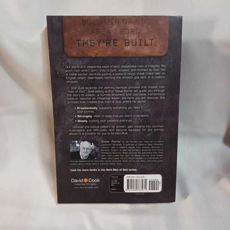 Bold men of God. Joseph. God built. Steve Farrar. Christian book