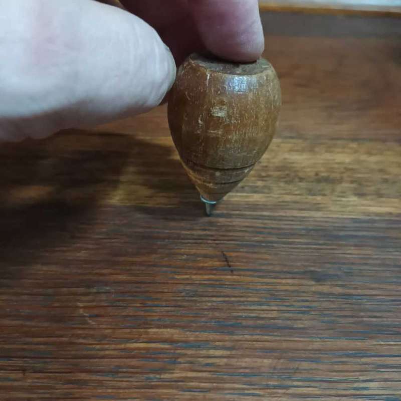 Vintage Wooden spinning Top
