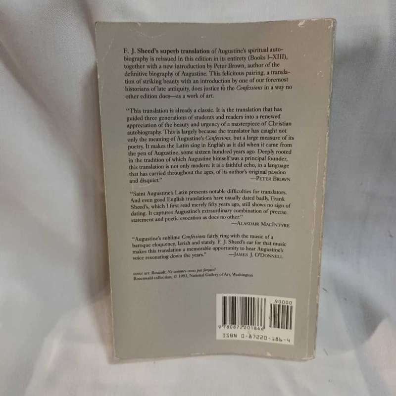 Confessions. Augustine. Christian book