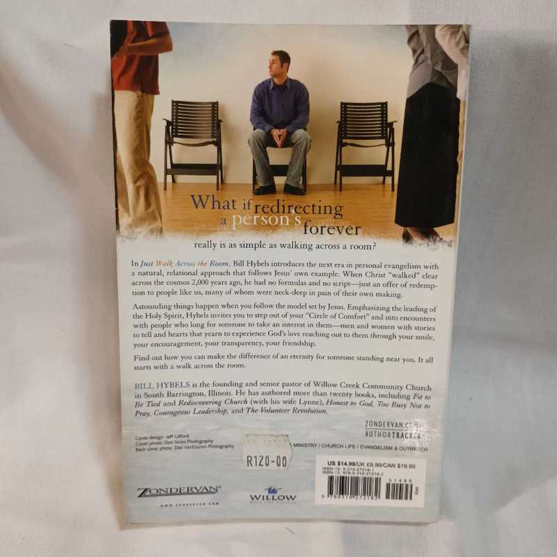 Just walk across the room. Bill Hybels. Christian book