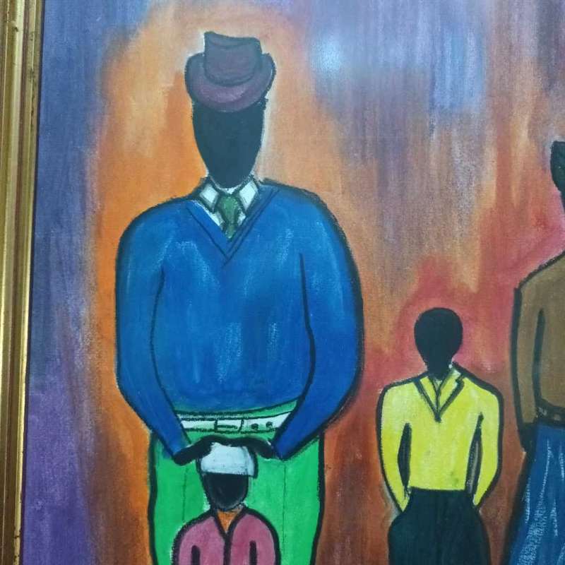 E O Sewape painting