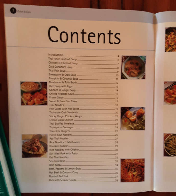 Simple Thai recipe book