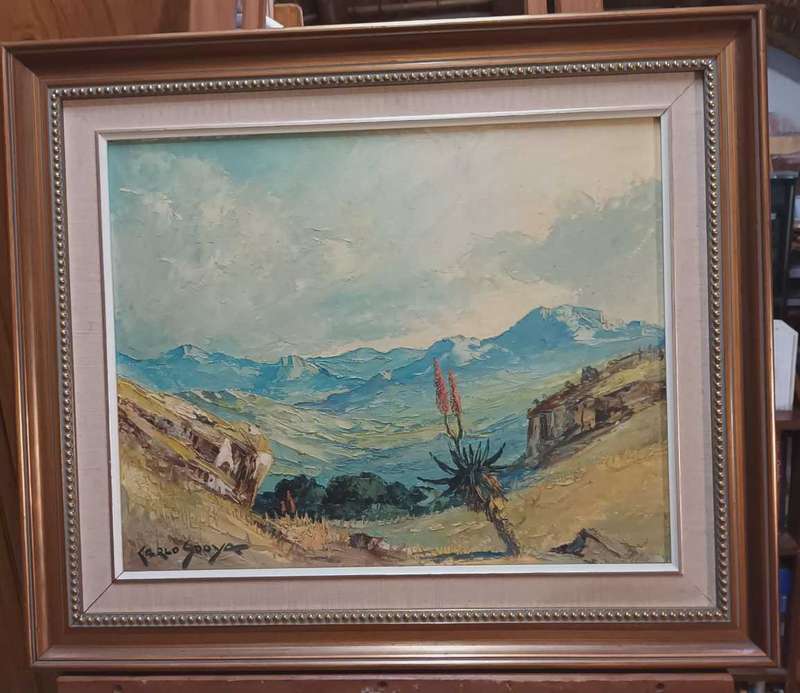 Carlo Sdoya oil painting