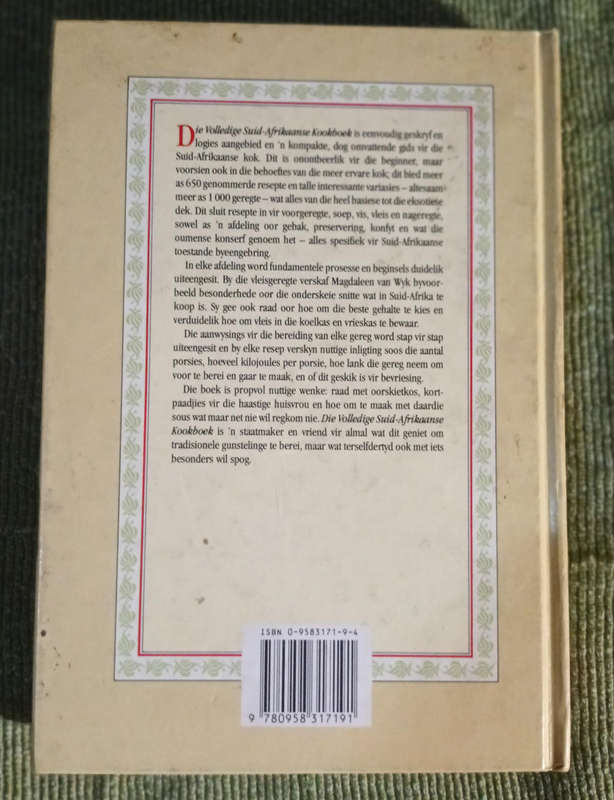 Die Volledige Suid-Afrikaanse Kookboek