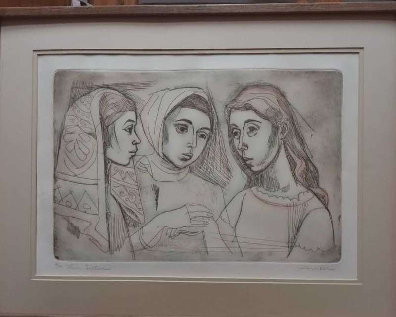Irving Amen lithograph