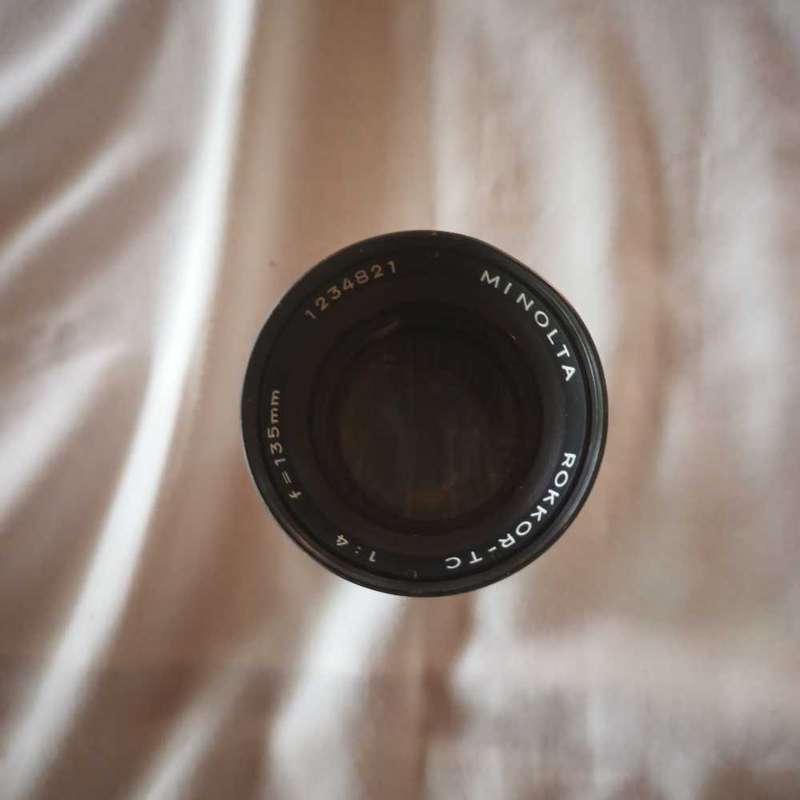 Minolta Rokkor T-C 145mm 1:4 camera lens