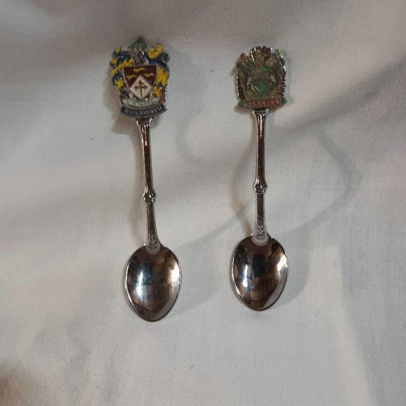 Rhodesia and Bulawayo spoons