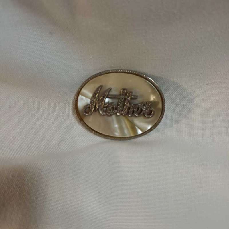 Mother of pearl brooch