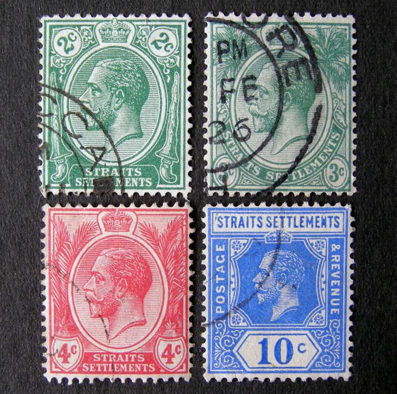 STRAITS SETTLEMENTS - King George V 1919