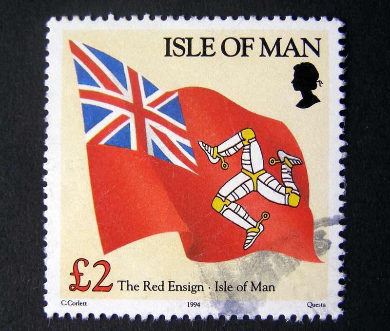 ISLE OF MAN - Manx Red Ensign 1993 //Shipping//Flags