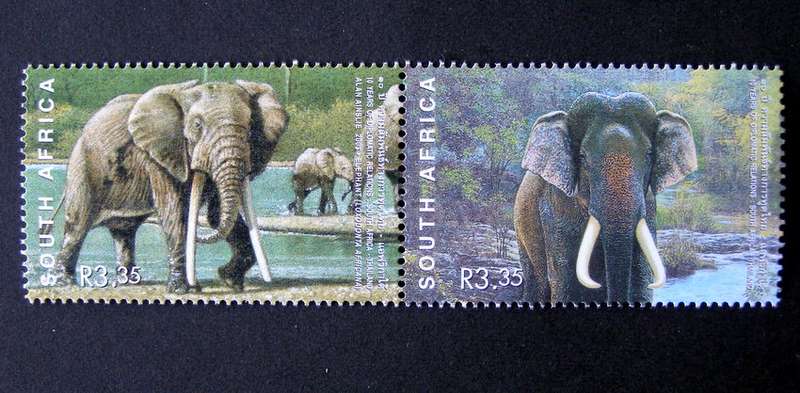 SOUTH AFRICA Mint Set - Diplomatic Relations with Thailand: Elephants 2003 //Animals