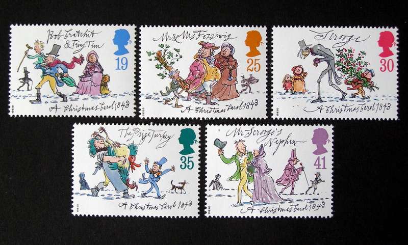 GREAT BRITAIN Mint Set - Christmas: Dickens' A Christmas Carol 1993