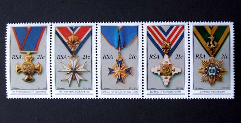 SOUTH AFRICA Mint Set - National Orders of S.A. 1990 //Medals