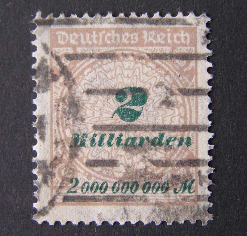 GERMANY: WEIMAR REPUBLIC - Inflationary Milliarden Values 1923