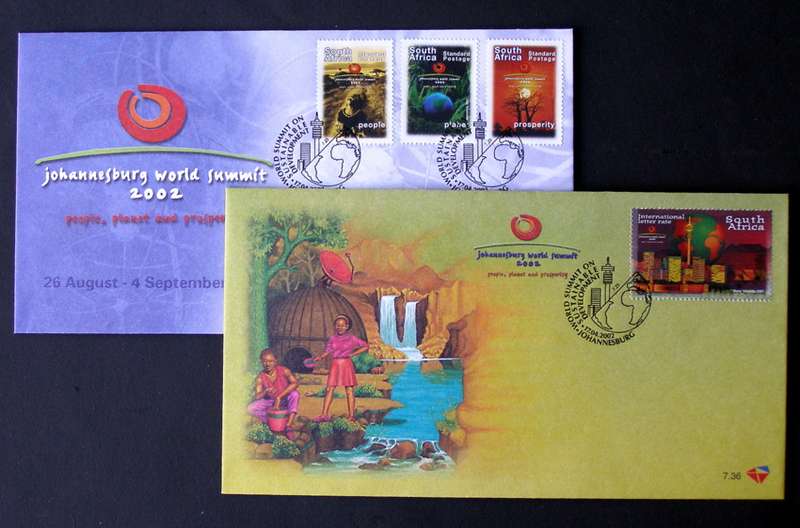 SOUTH AFRICA Cover Set - World Summit for Sustainable Development 2002