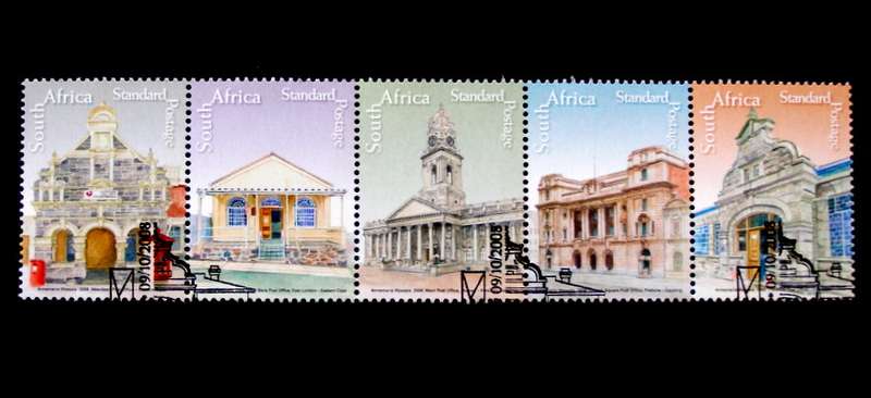 SOUTH AFRICA Set (CTO) - Post Office Buildings 2008