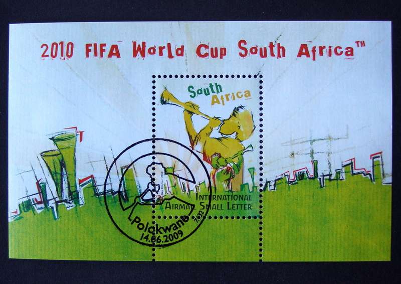 SOUTH AFRICA Miniature Sheet (CTO) - FIFA World Cup 2009