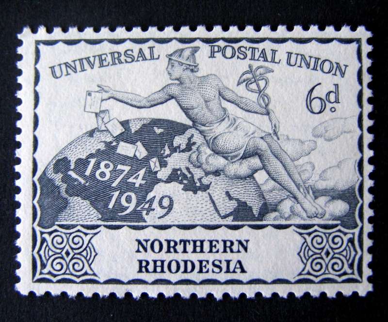 NORTHERN RHODESIA - 75th Anniv. of the U.P.U. 1949