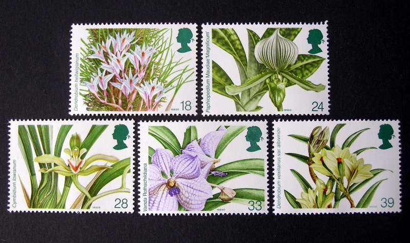 GREAT BRITAIN Mint Set - World Orchid Conference 1993 //Flowers