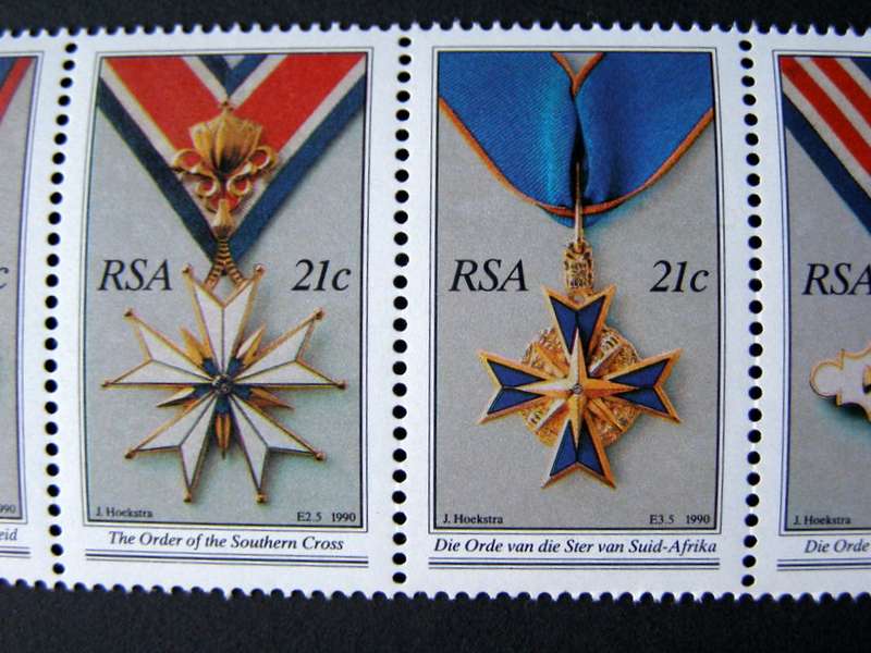 SOUTH AFRICA Mint Set - National Orders of S.A. 1990 //Medals