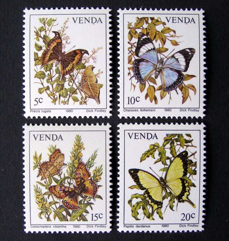 VENDA Mint Set - Butterflies 1980