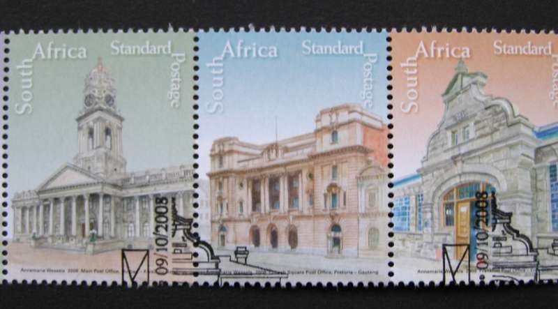 SOUTH AFRICA Set (CTO) - Post Office Buildings 2008