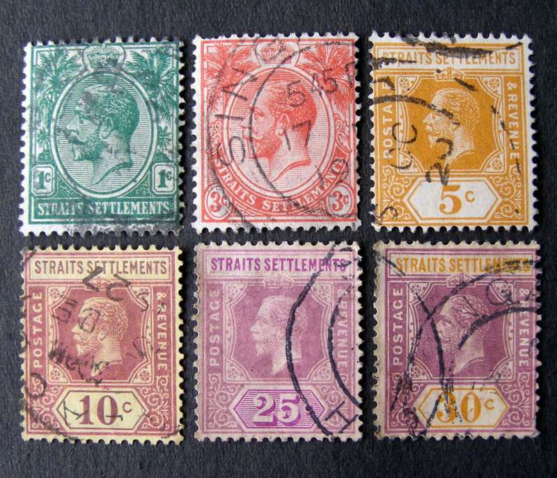 STRAITS SETTLEMENTS - King George V 1912