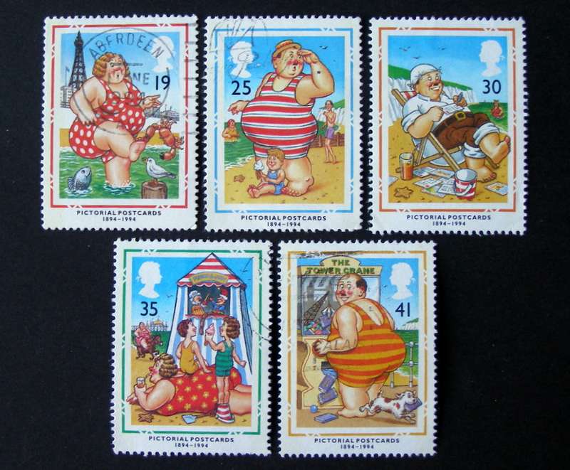 GREAT BRITAIN Set - Centenary of Picture Postcards 1994