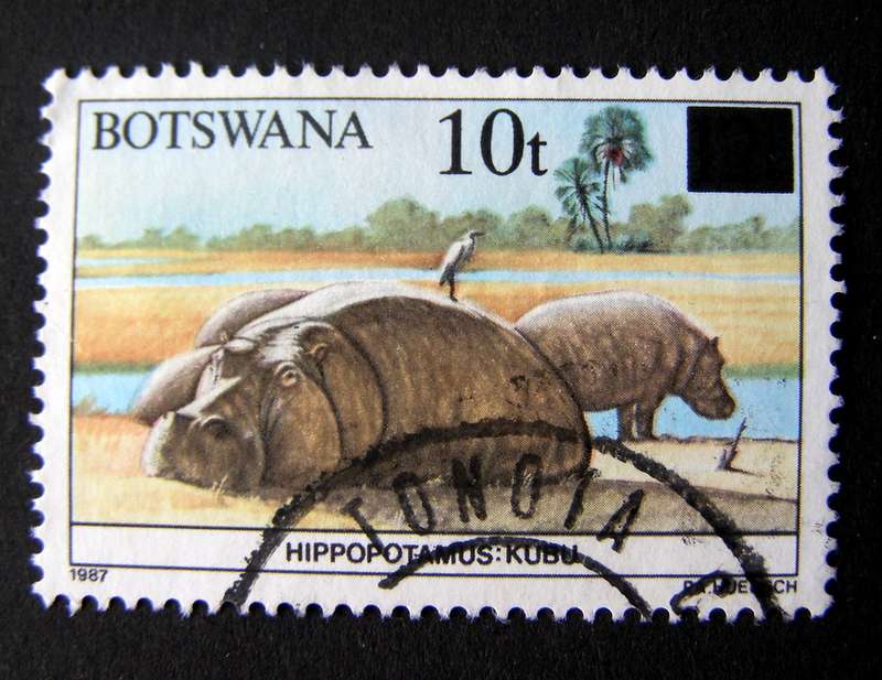 BOTSWANA - Animals Surcharge 1992