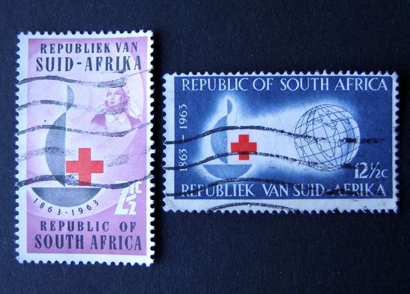 SOUTH AFRICA Set - Centenary of Red Cross 1963