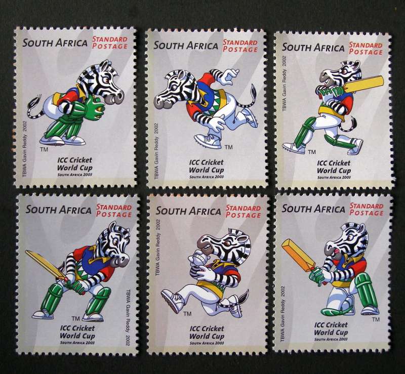 SOUTH AFRICA Mint Set - ICC Cricket World Cup 2002