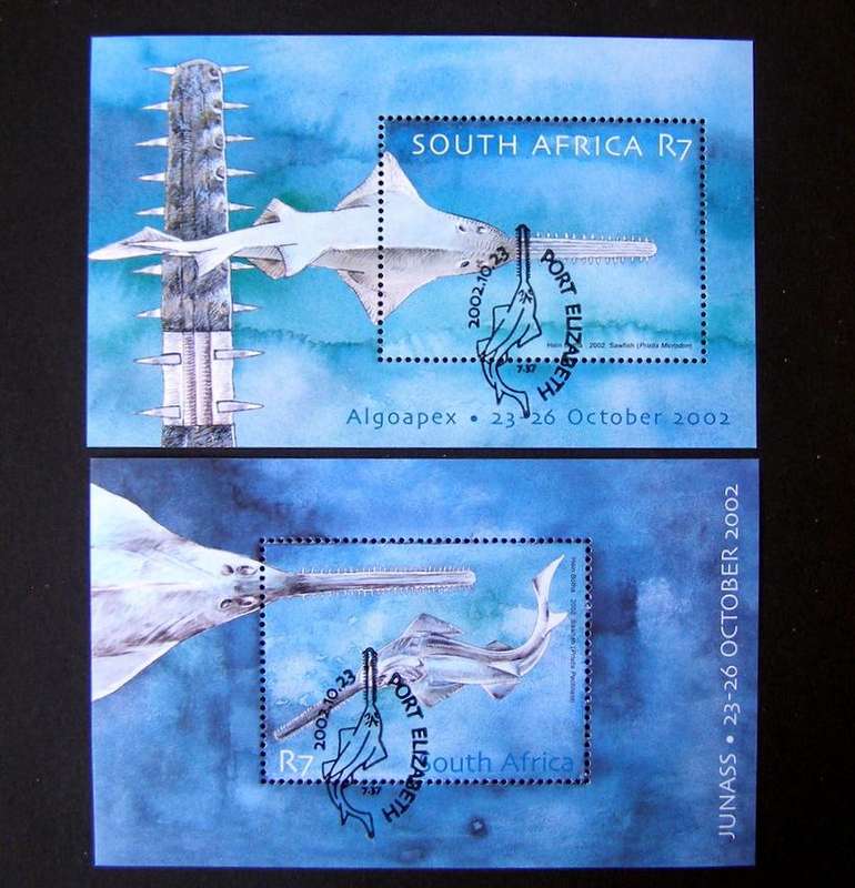 SOUTH AFRICA Miniature Sheet Set (CTO) - Junass and Algoapex Stamp Exhibitions 2002
