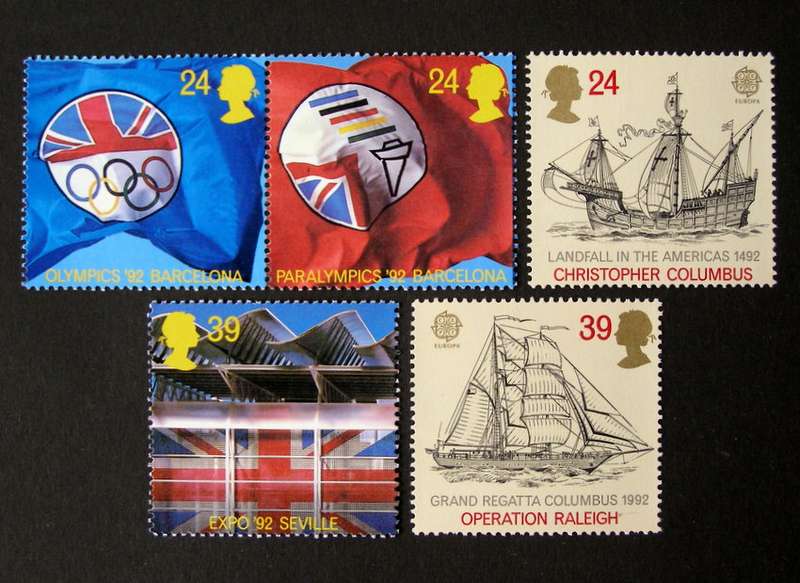 GREAT BRITAIN Mint Set - Europa: International Events 1992