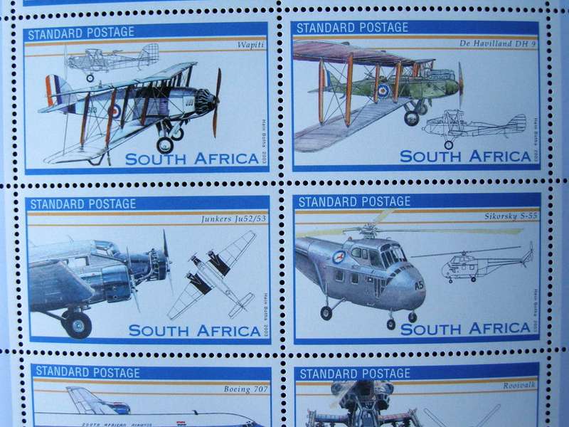 SOUTH AFRICA Mint Set - 100 Years of Aviation 2003 //Aircraft