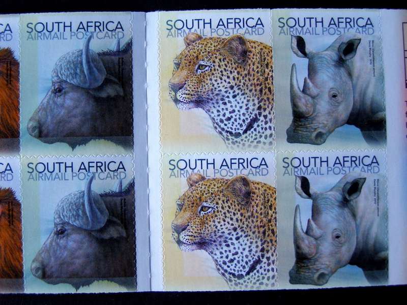 SOUTH AFRICA Mint Booklet (Self-Adhesive) - The Big Five 2010