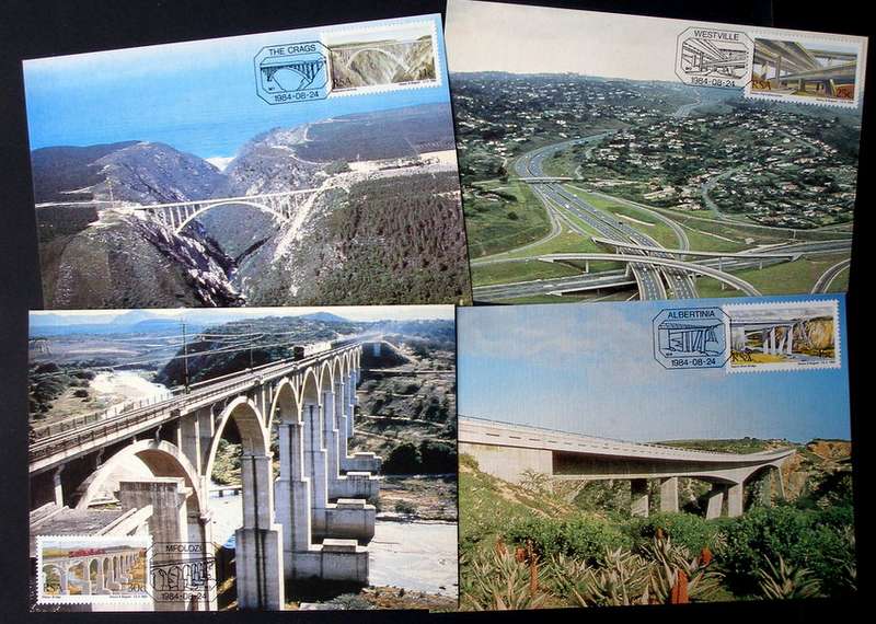 SOUTH AFRICA Maxi Card Set - Bridges 1984