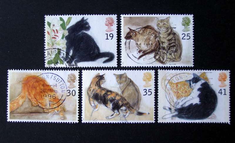 GREAT BRITAIN Set - Cats 1995