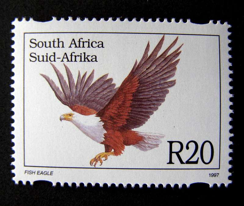 SOUTH AFRICA Mint - R20 Fish Eagle - Additional Value to the 6th Definitive 1997 //Birds