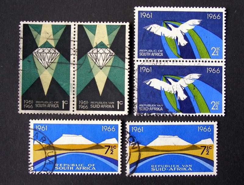 SOUTH AFRICA - 5th Anniv. of the Republic 1966